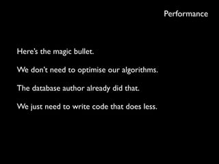Efﬁciency
But we process the original list ﬁve times.
 