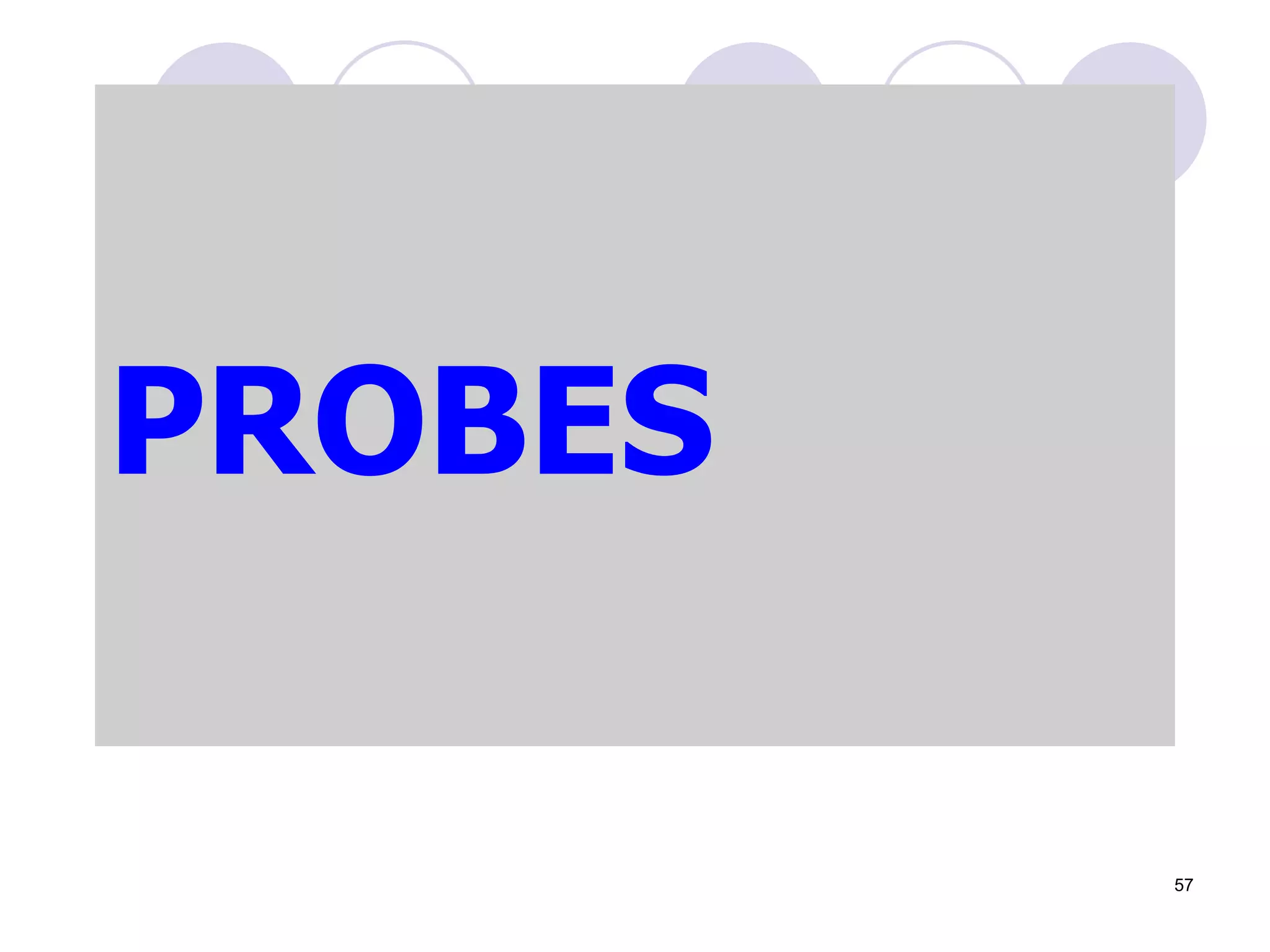 PROBES
57
 