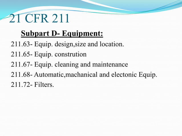 usfda-guidlines