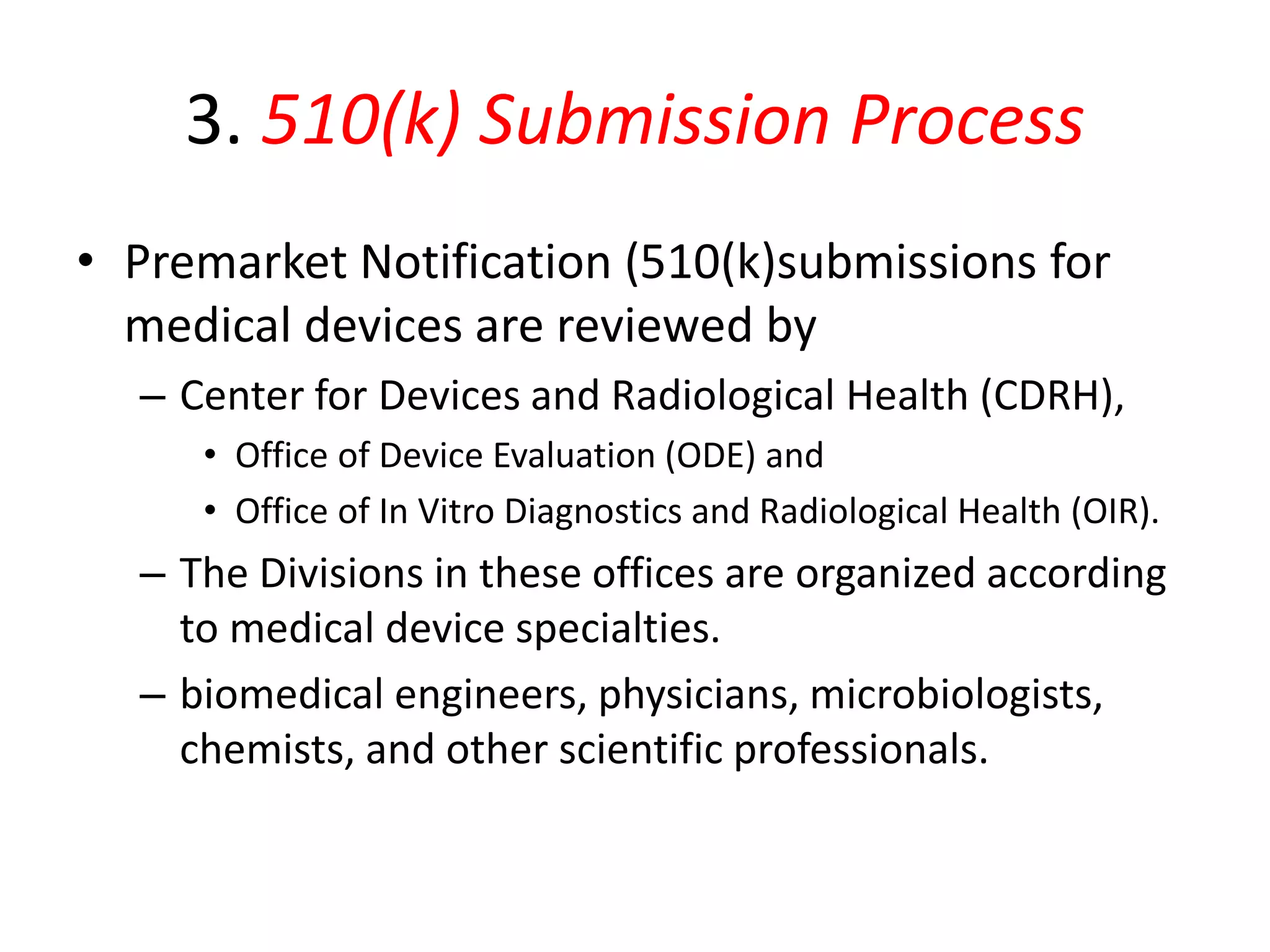 US FDA Medical Device or Equipment | PPTX