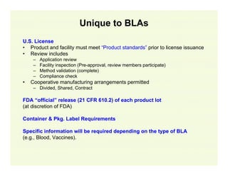 USFDA NDA Vs BLA | PDF