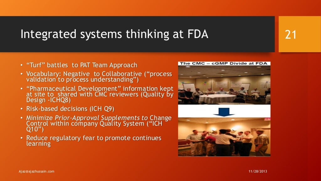 US FDA's PAT Guidance 10 years and now