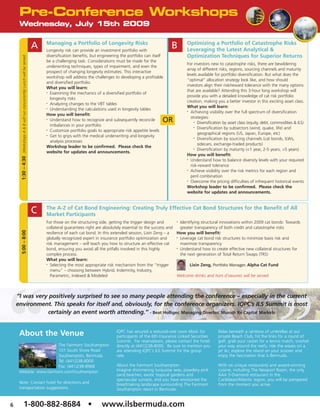 6th Insurance Linked Securities Summit