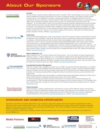 6th Insurance Linked Securities Summit
