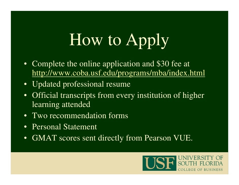 Usf Mba Gmat Code usf mba program 2009 2010 Usf Mba Gmat Code usf mba program 2009 2010
