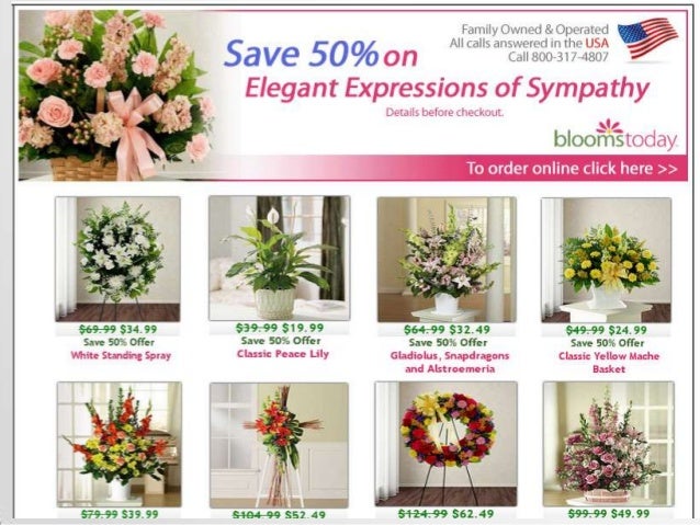 US Funerals Online sending funeral flowers