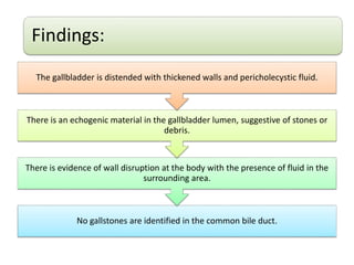 Comprehensive Gallbladder Ultrasound Protocol and Pathology Insights | PDF