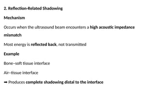 Pfc Backshadowing Comprehensive Guide to Ultrasound Artifacts: Causes and Diagnostic ...
