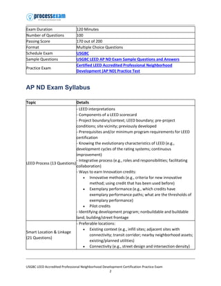 Leed Ap Score Card.pdf Comprehensive USGBC LEED AP ND Certification Study Guide and Practice ...