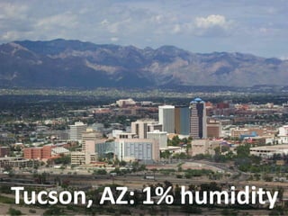 Tucson, AZ: 1% humidity  