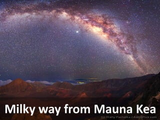Milky way from Mauna Kea  