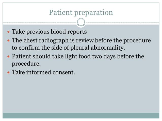 USG Guided Tapping.pptx,Lung Infection Symptom relief (if pleural ...