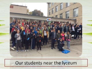Our students near the lyceum
 