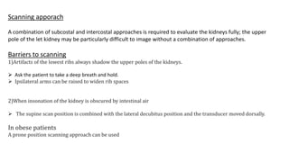 Interpostal Scanning USG OF KIDNEYS.pptx