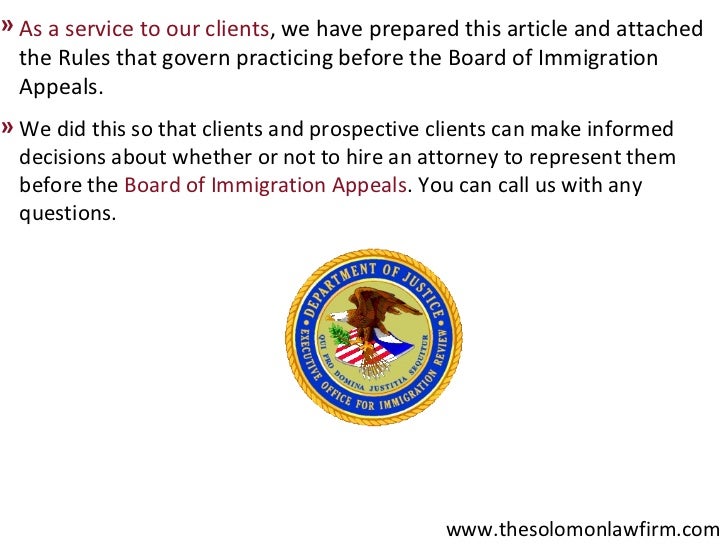 Board of Immigration Appeals And US Immigration Attorneys In Houston, Texas
