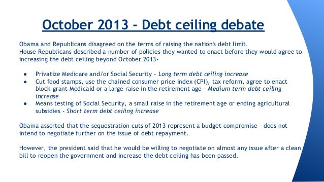 U S Government Debt Crisis 2013