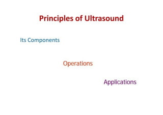 Comprehensive Overview of Ultrasound Imaging Techniques and ...