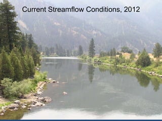 Current Streamflow Conditions, 2012
 