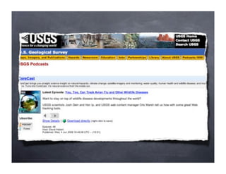 USGS Web 2.0 Talk, June 2008