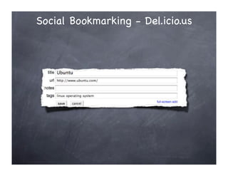 USGS Web 2.0 Talk, June 2008