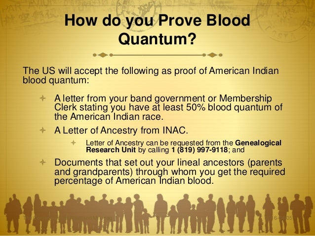 Degree Of Indian Blood Chart