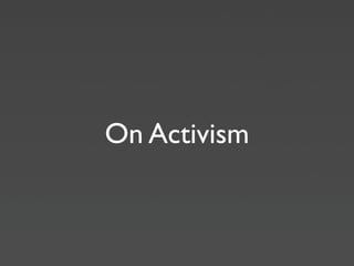 Activist Mapping