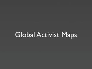 Activist Mapping