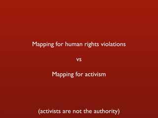 Activist Mapping