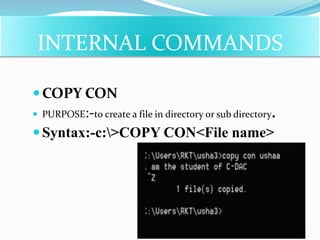 cmd commands project | PPTX