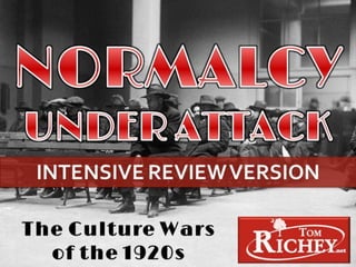 1920s Culture Wars (USHC 6.2)