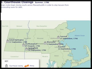 Shays’ Rebellion
1786-87
 