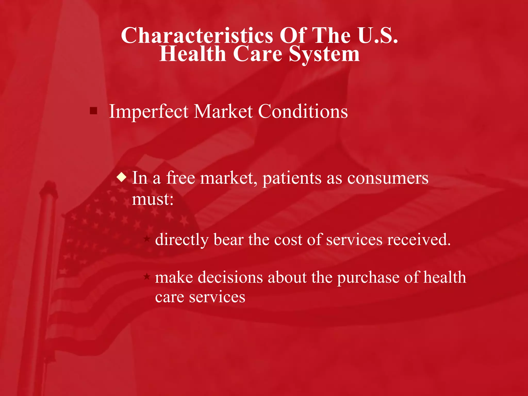 US health care system overview 1 | PPT
