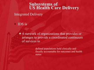 US health care system overview 1 | PPT