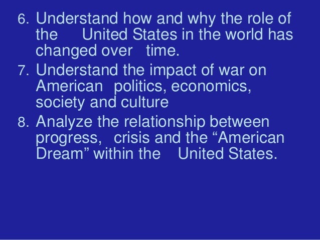 what does impact mean in us history