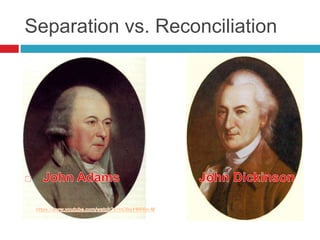 Separation vs. Reconciliation
 