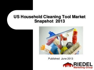 US Household Cleaning Tool Market
Snapshot 2013
Published June 2013
 