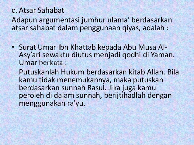 Qiyas-Ushul Fiqh Powerpoint (Miftah'll Everafter)