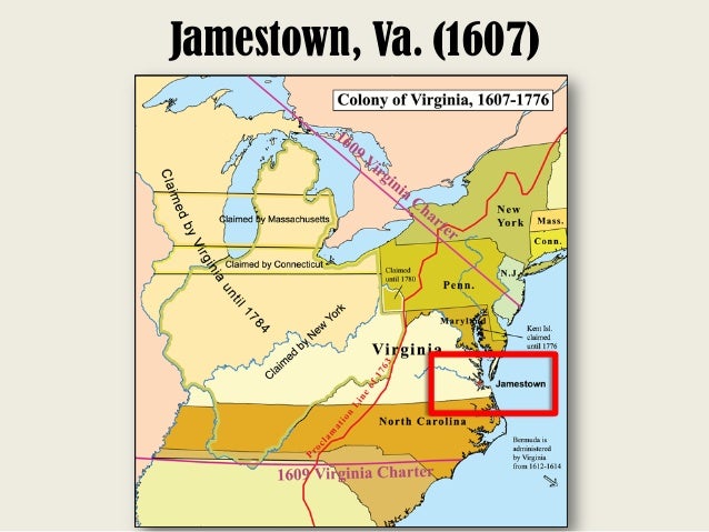 Map Of Virginia With Jamestown Map Virginia Founding Of Jamestown 2 638