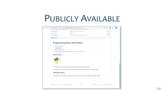 128
PUBLICLY AVAILABLE
 