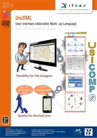 UsiCOMP - The UsiXML Composer editor