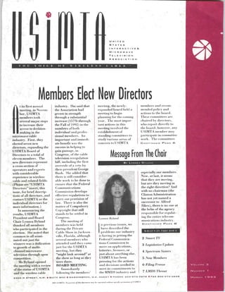 USIMTA NEWSLETTER SPRING 1993