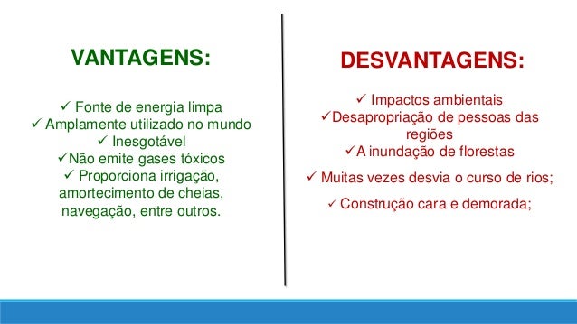 Desvantagens Das Barragens Hidreletricas