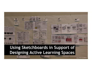Using Sketchboards in Support of
Designing Active Learning Spaces
http://flic.kr/p/8RiR2r
 