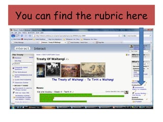 You can find the rubric here 