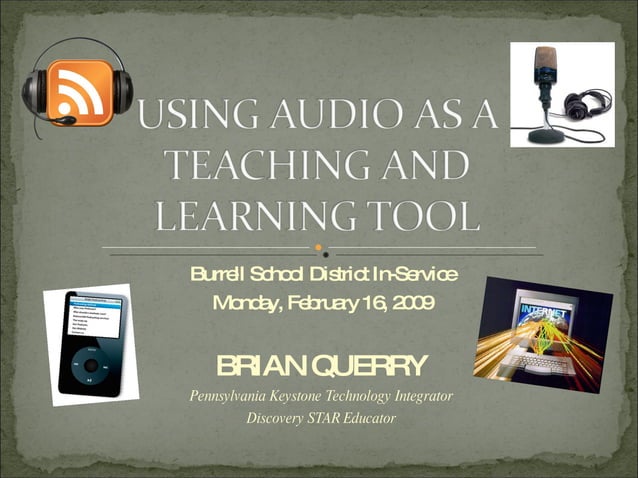 Using Audio in the Classroom | PPT
