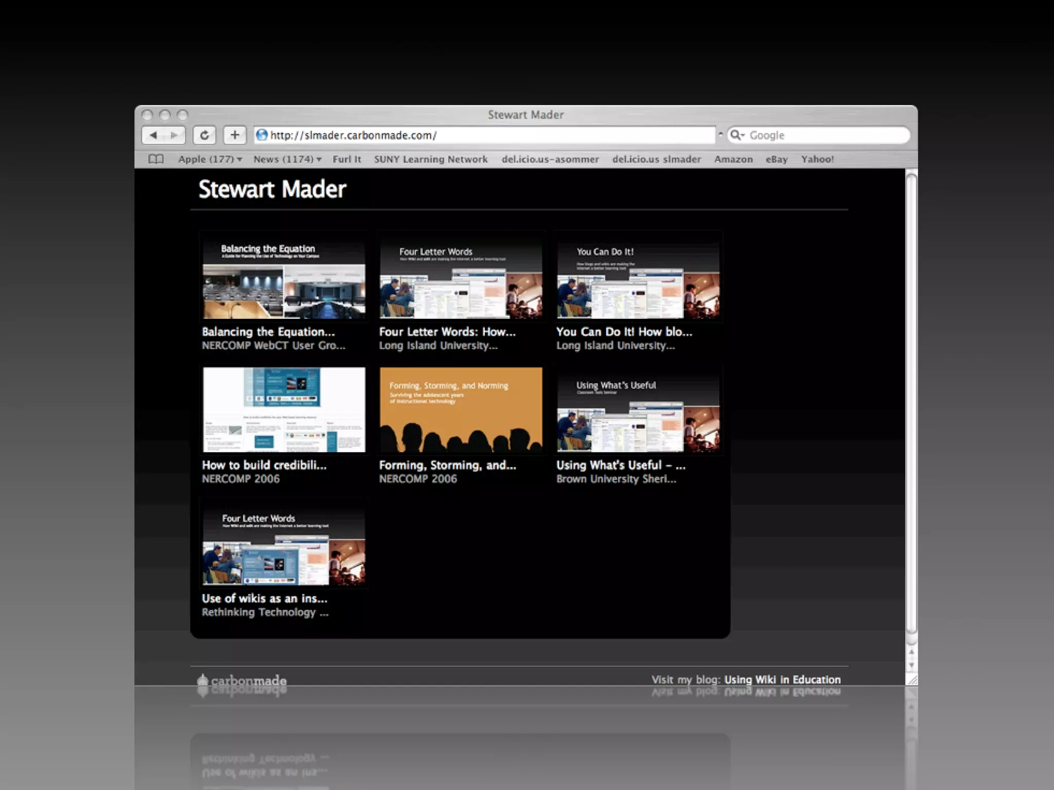 Using blog and wiki for your portfolio