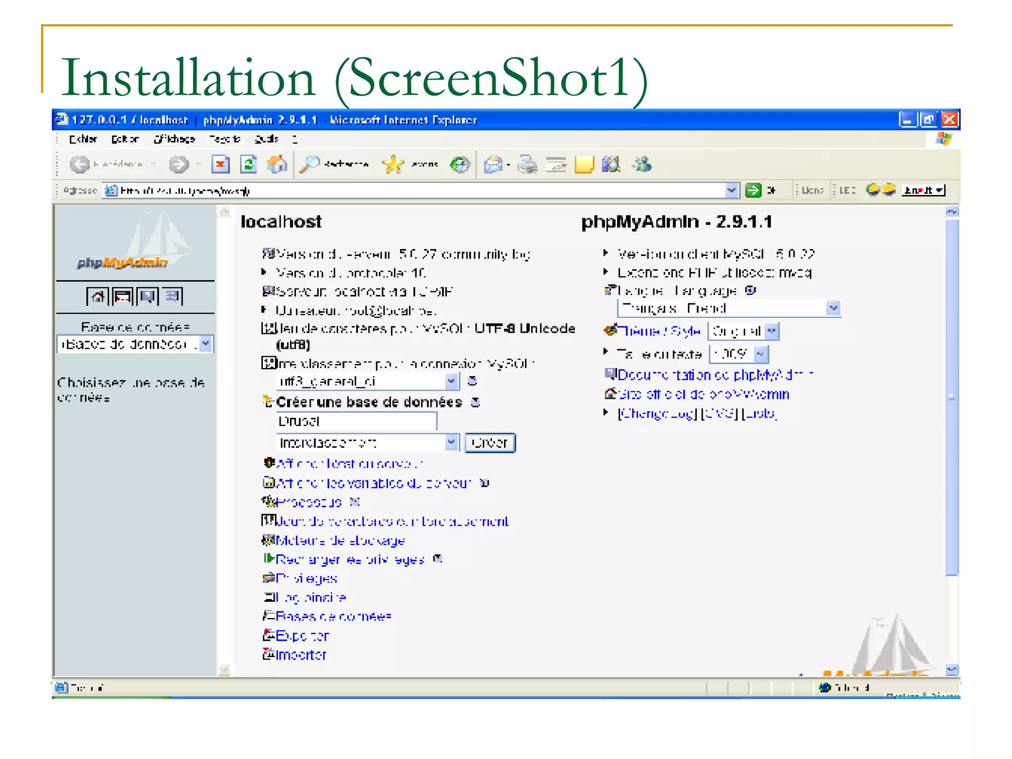 Installation (ScreenShot1) 
