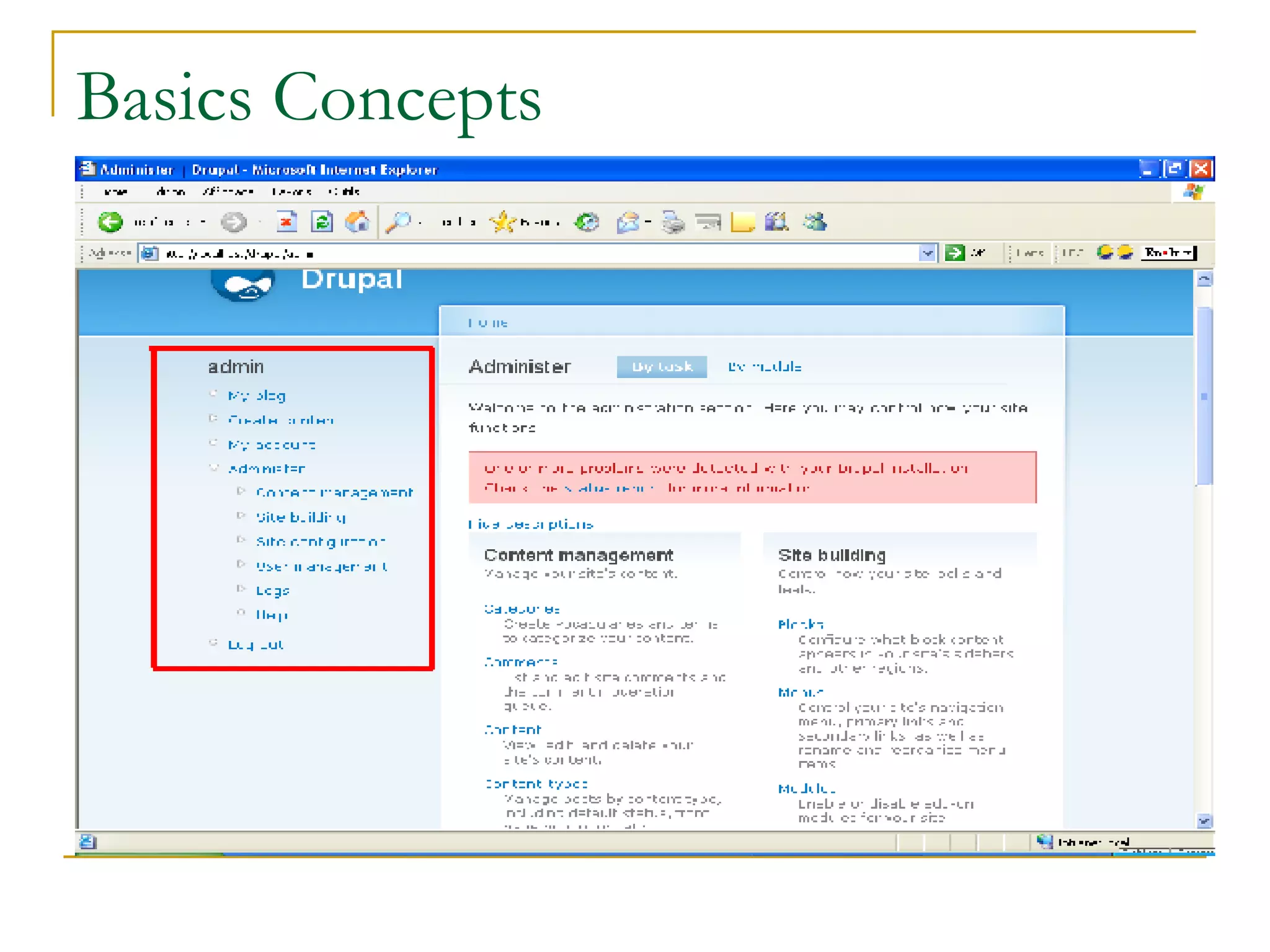 Basics Concepts 