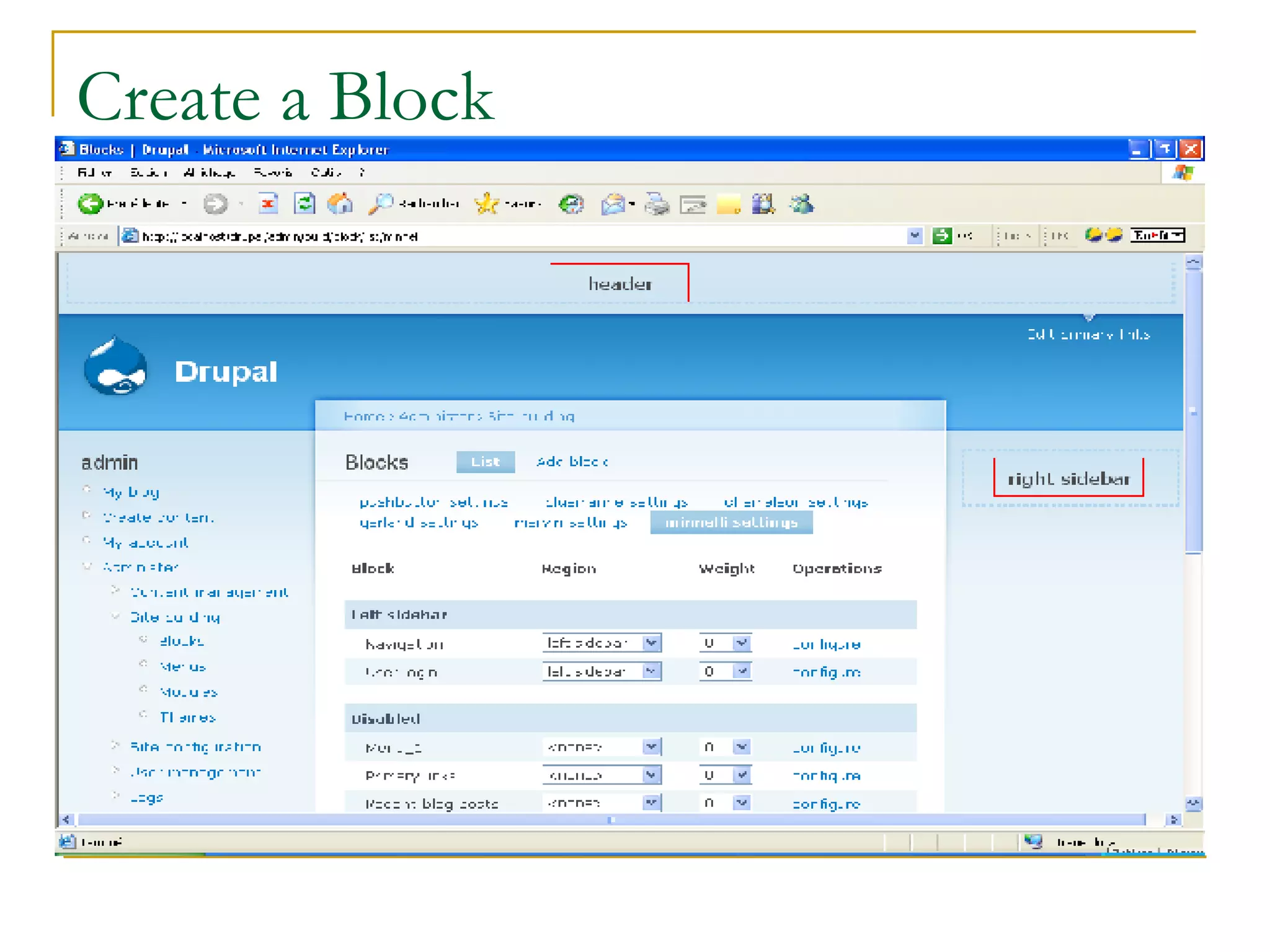 Create a Block 
