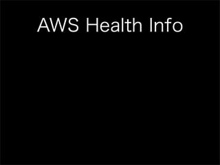 AWS Health Info
 
